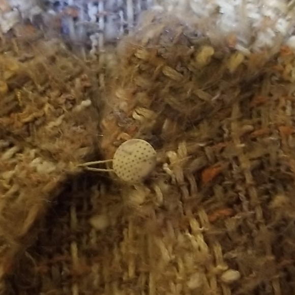 Hand woven sweater vest cover up - Picture 3 of 3